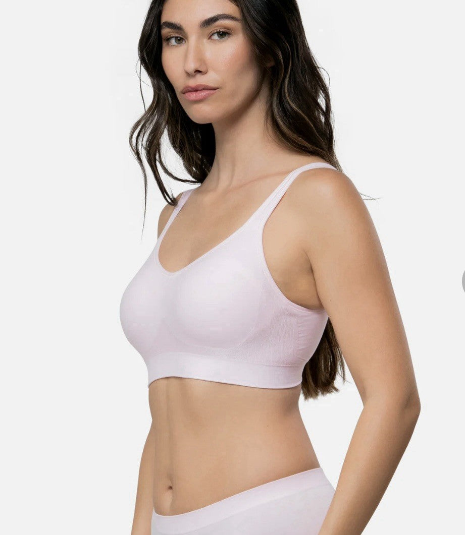 Underoutfit The Comfort Shaping Bra w/ adjustable straps 459- size Large pink-a