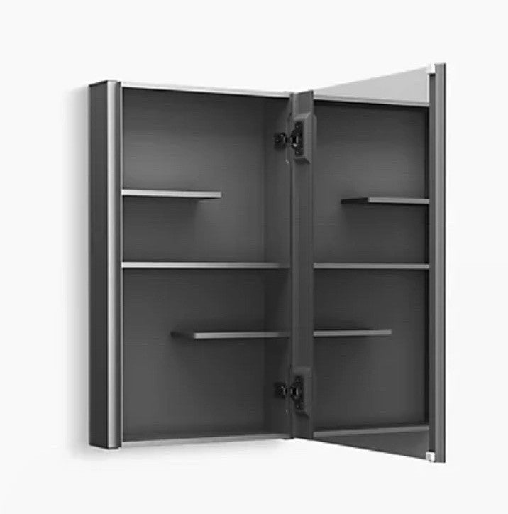 Kohler K-81144-DA1 Maxstow 15 × 24 Medicine Cabinet Frameless Door Dark Anodized