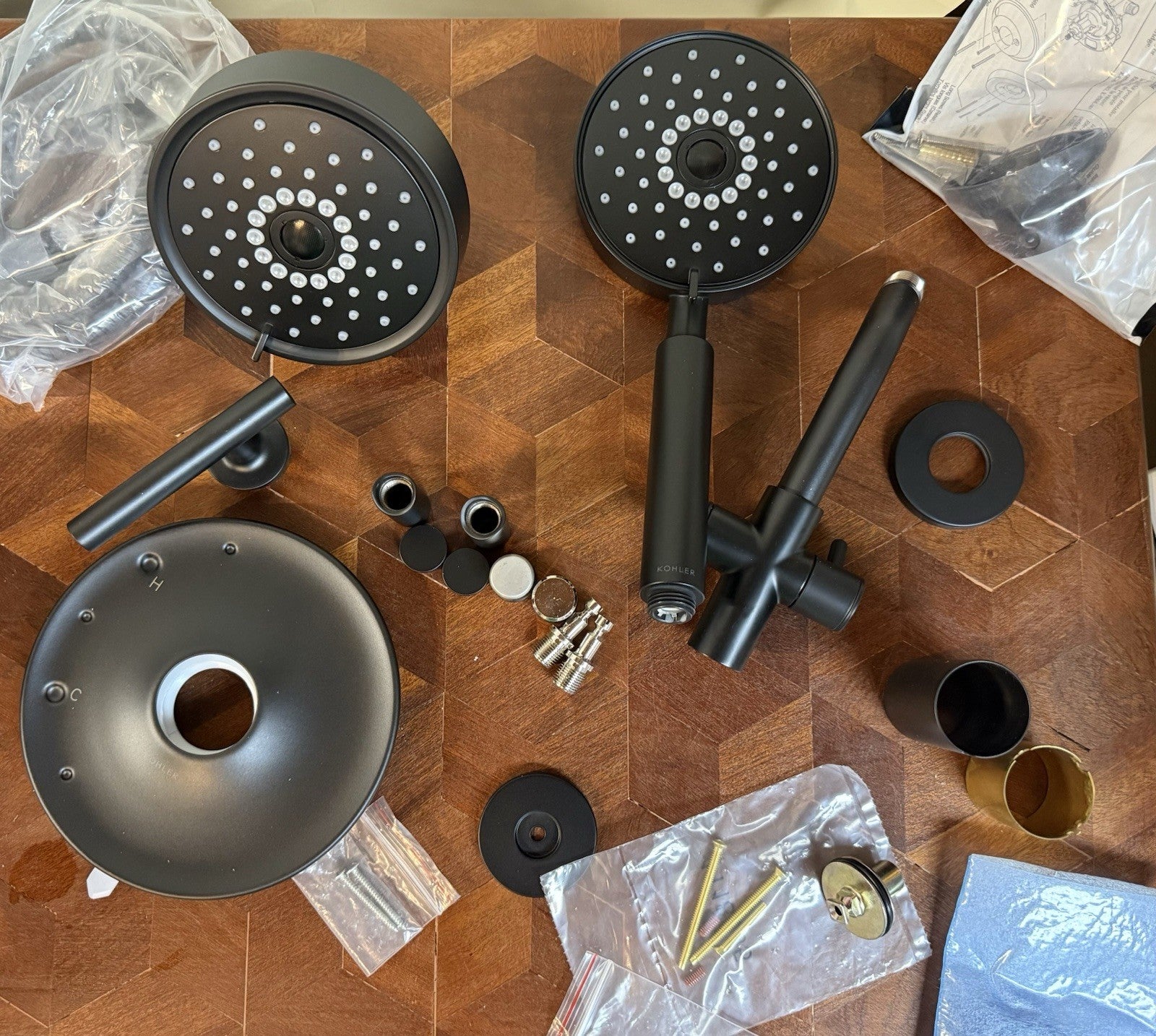 Kohler Purist Complete Shower Trim Kit – Matte Black (22181-G-BL Set, Open Box)