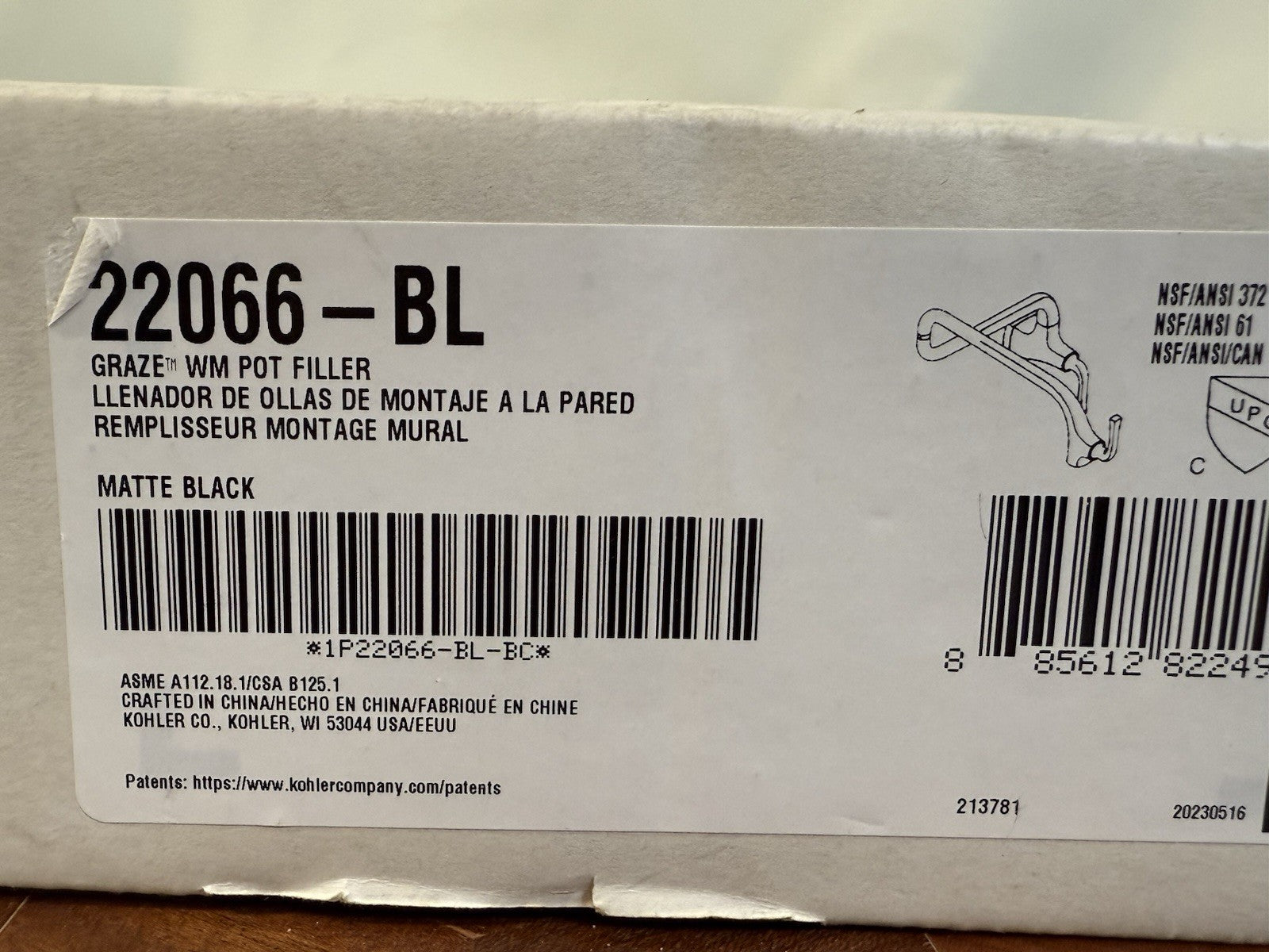 🚿 KOHLER Graze K-22066-BL Kitchen Faucet Matte Black Pull-Down Single-Handle