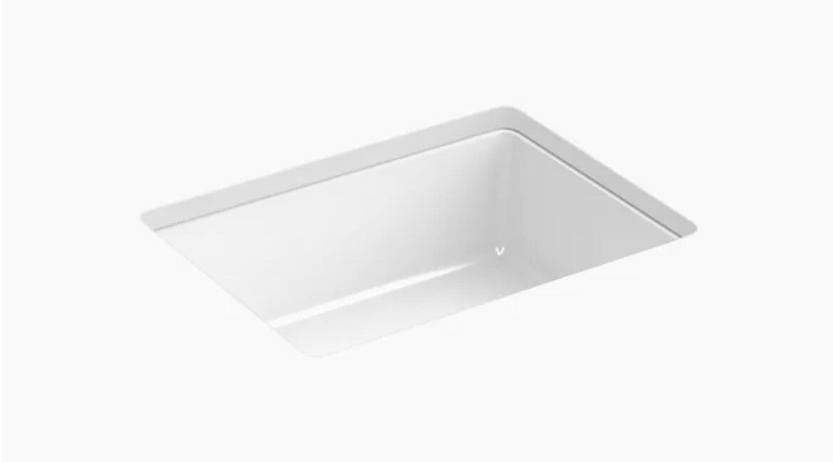 🔹 Kohler K-8189-96 Verticyl 17" Rectangular Undermount Bathroom Sink – Biscuit