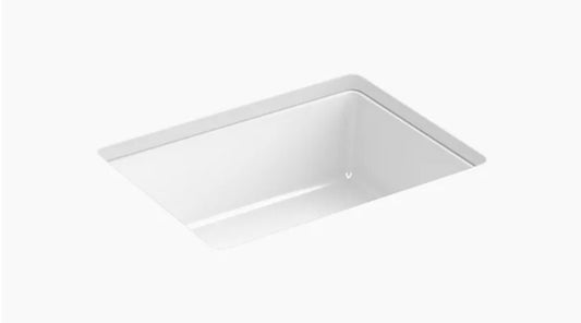 🔹 Kohler K-8189-96 Verticyl 17" Rectangular Undermount Bathroom Sink – Biscuit
