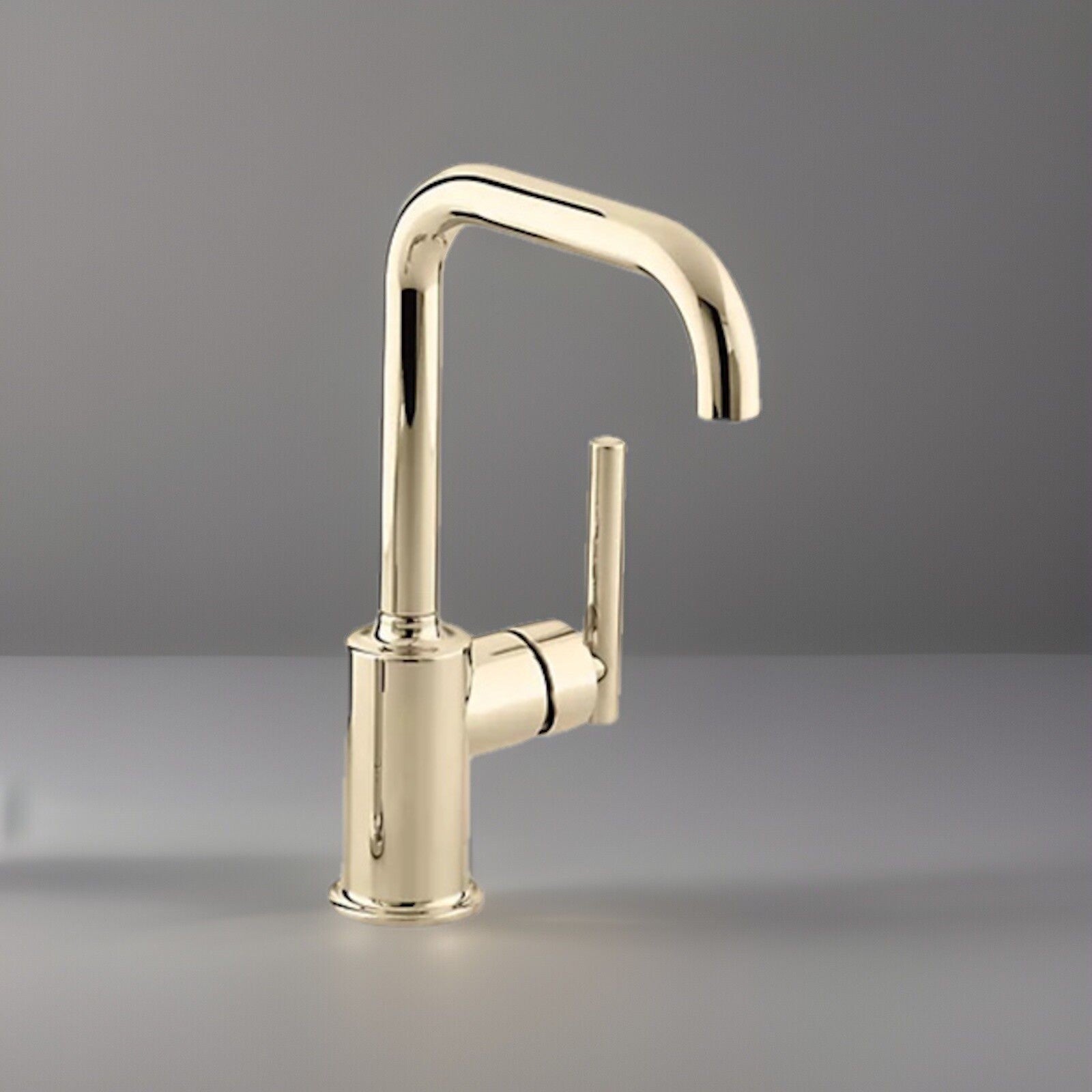 Kohler Purist Single-Handle Bar Sink Faucet | French Gold | Model K-7509-AF