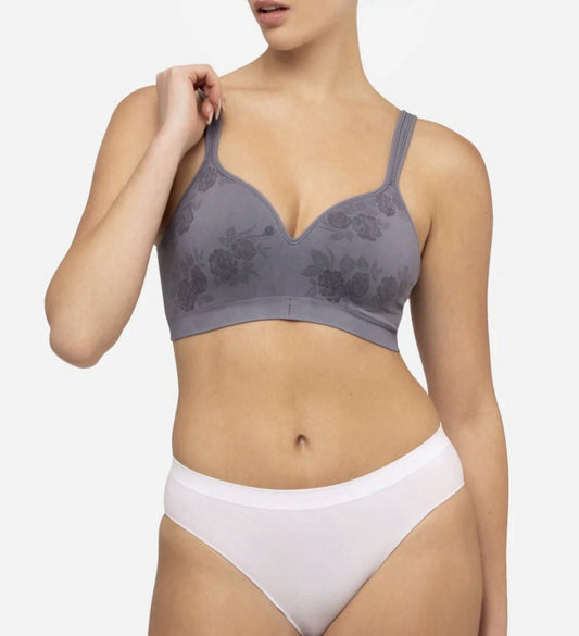 Underoutfit- 460 The Perfect Neckline Bra, size L Blue Granite