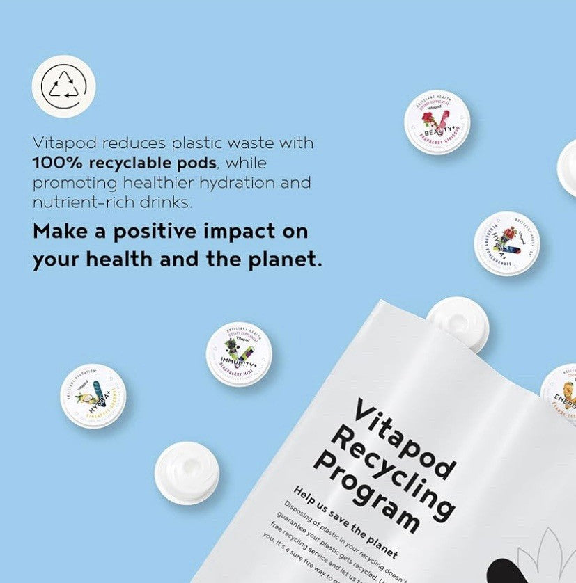 Vitapod Hydra+ Strawberry Mango Electrolyte Hydration Drink Pods