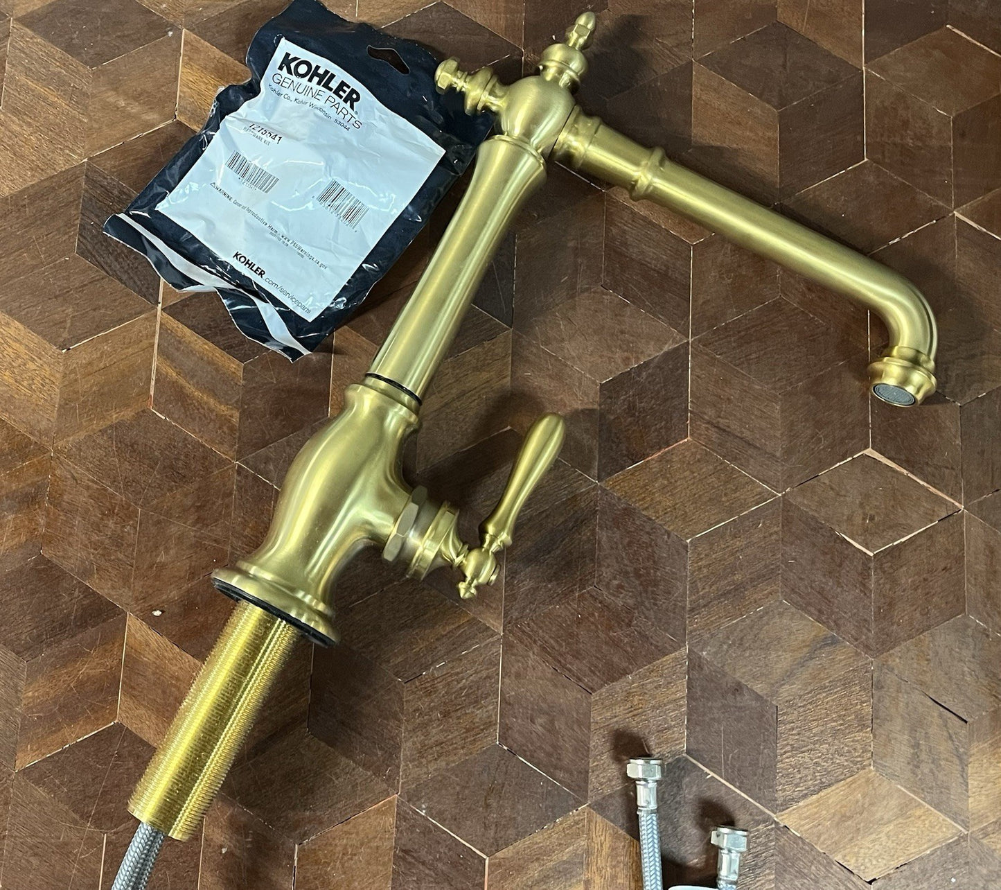 Kohler Artifacts K-99266-2MB Pull-Down Kitchen Sink Faucet 1.5 GPM Brass
