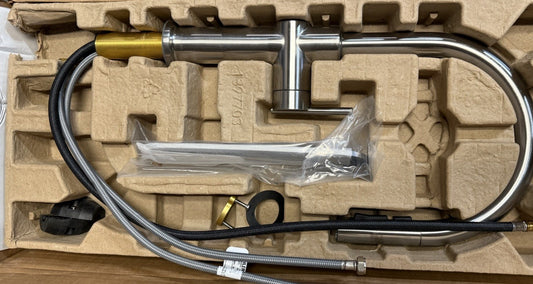 Kohler Crue K-22972-VS Pull Down SingleHole Spray Kitchen Faucet Stainless Steel