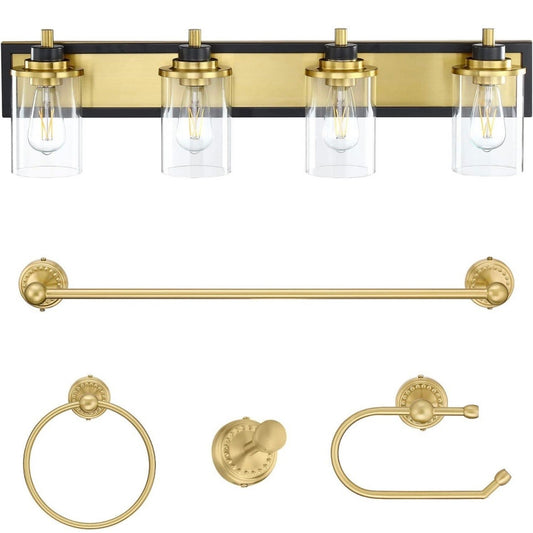 Doraimi Lighting 4 Light Gold Wall Sconce