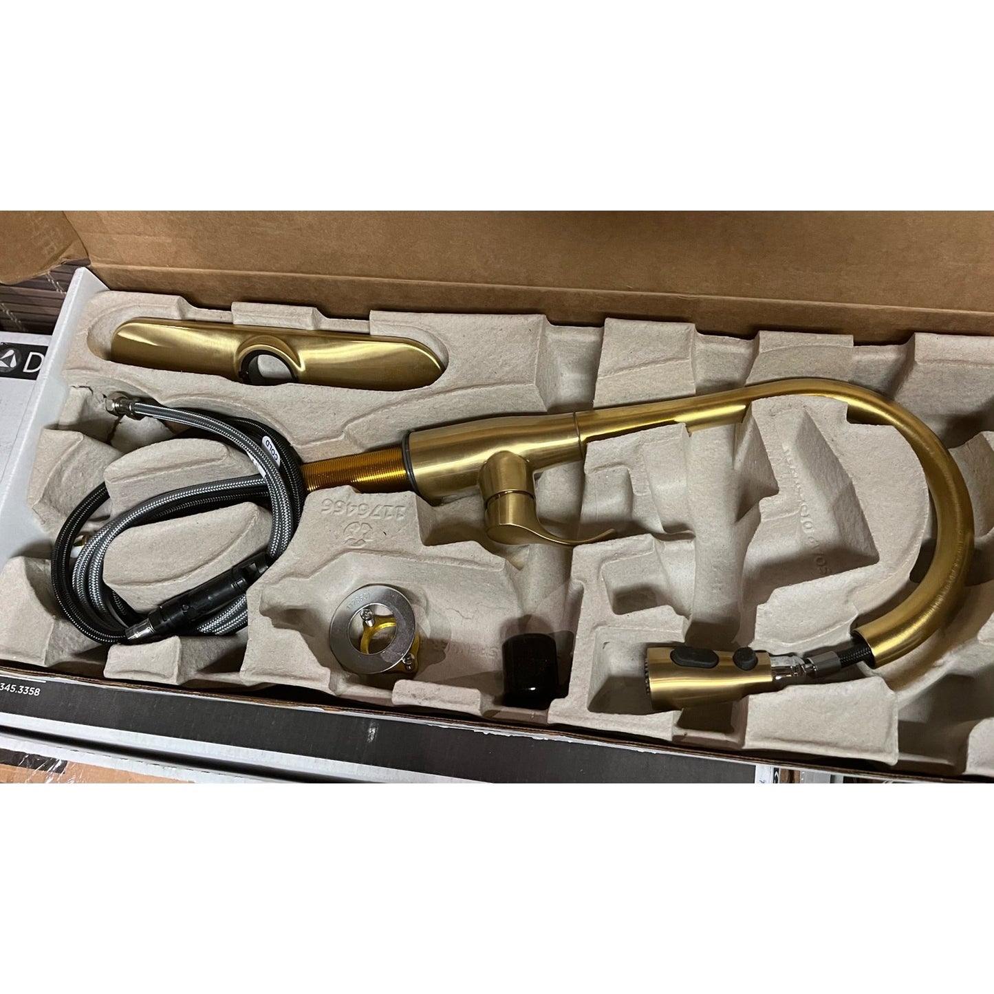 Kohler- 597-2MB Simplice Pull Down Kitchen Faucet vibrant brushed moderne brass