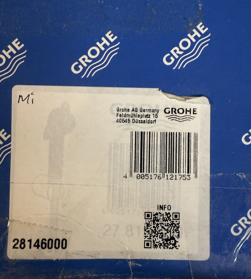 Grohe Relexaflex 28146000 79" Metal Hand Shower Hose StarLight Chrome Universal