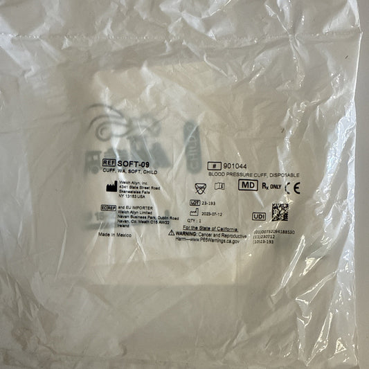 (16 Pack) Welch Allyn FlexiPort * Disposable Blood Pressure Cuff * Child Size-9