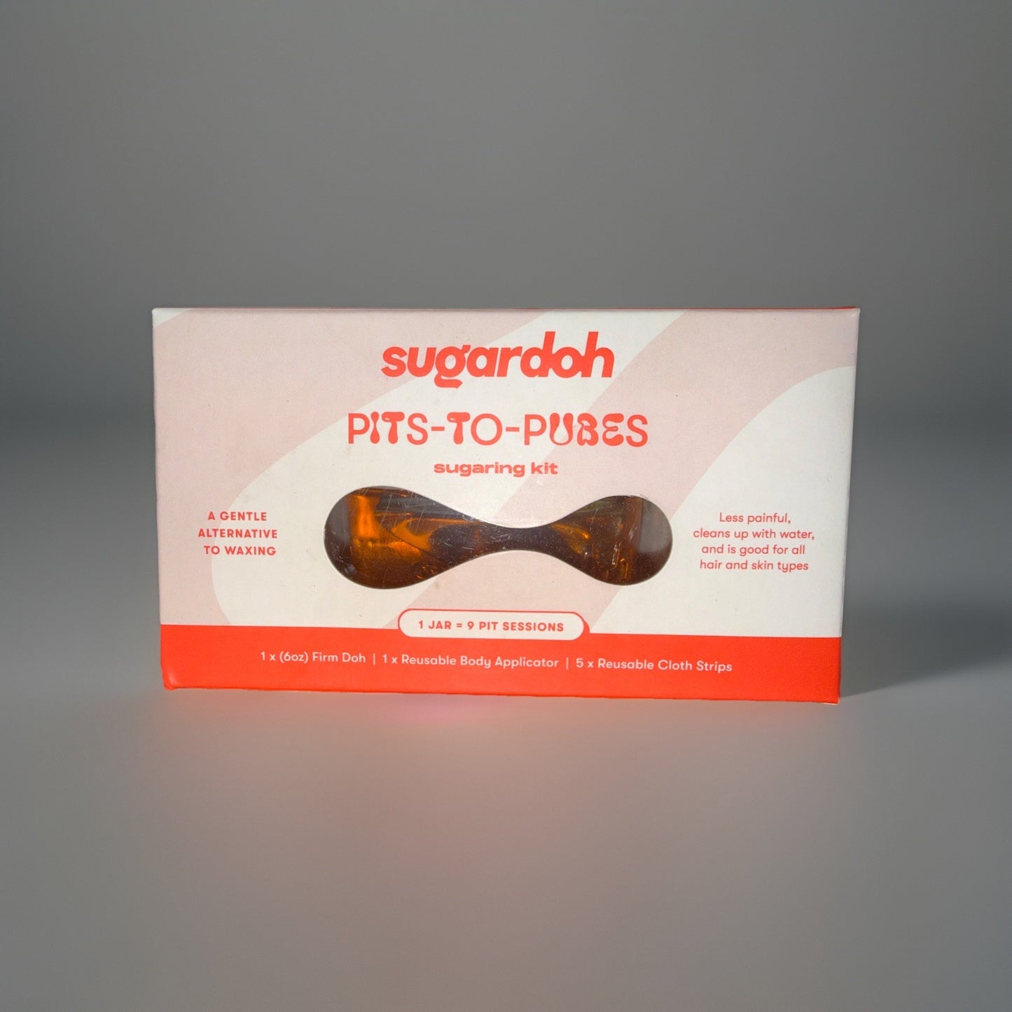 Sugardoh Pits to Pubes Sugaring Kit– At-Home Wax Alternative, Vegan Hair Removal