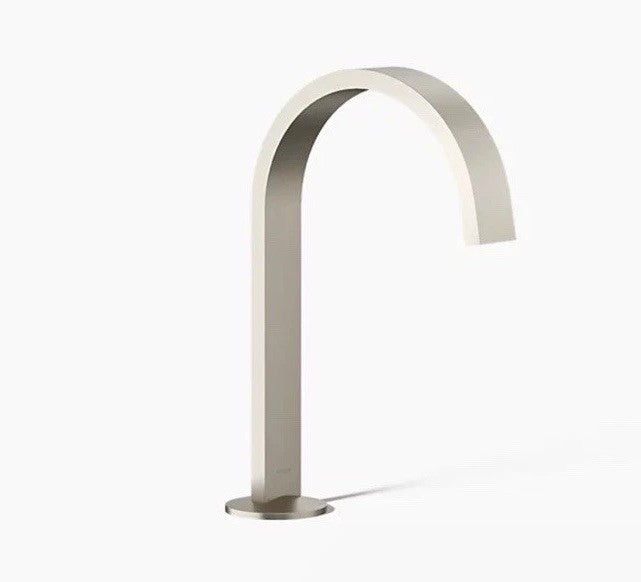 Kohler K-77968-CP Components Ribbon Spout 1.2 GPM – Polished Chrome – Deck-Mount