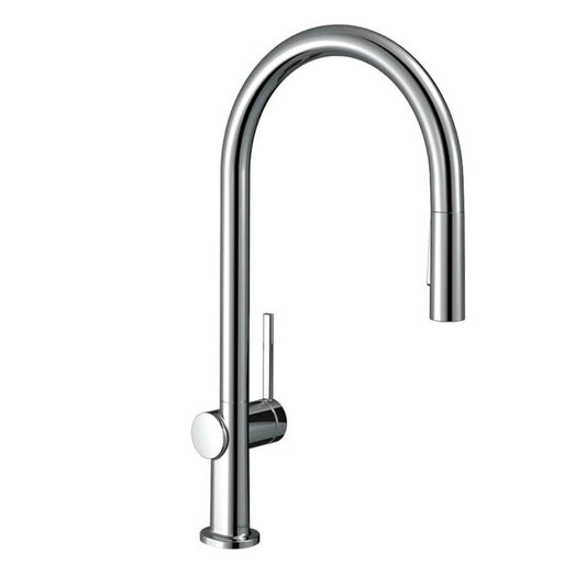Hansgrohe 72846801 Talis N Kitchen Faucet Pull Down 2-Spray Steel Optik