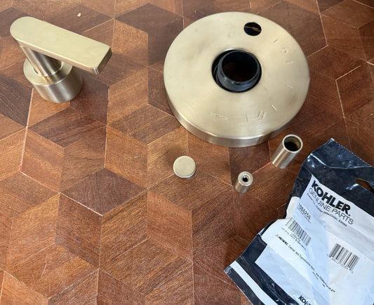 Kohler T73117‑4‑BV Composed Rite‑Temp Valve Trim w/ Diverter – Vibrant Brushed B