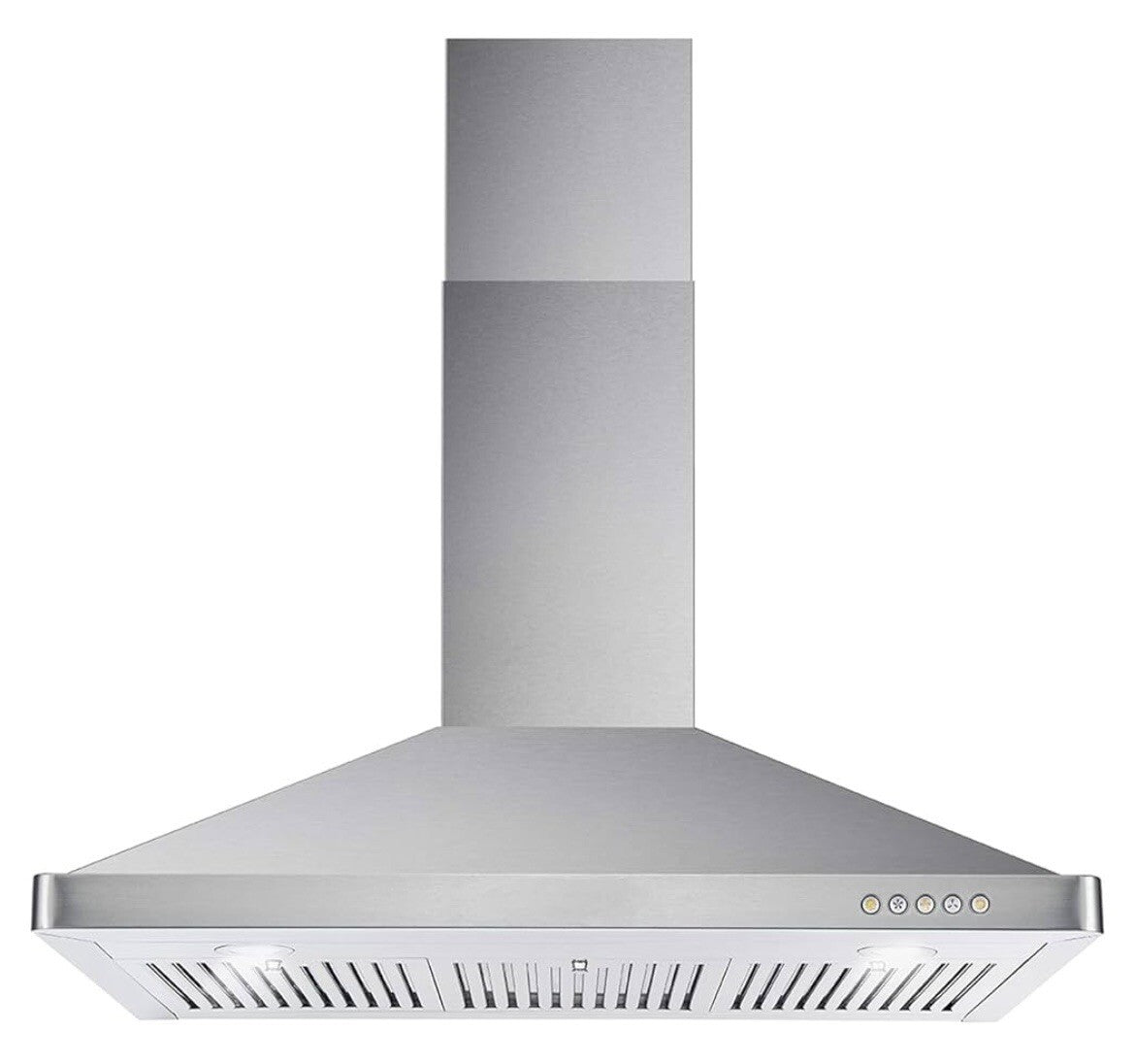 Cosmos 36" Ducted Wall Mount Range Hood w/ Stainless Steel Push Controls