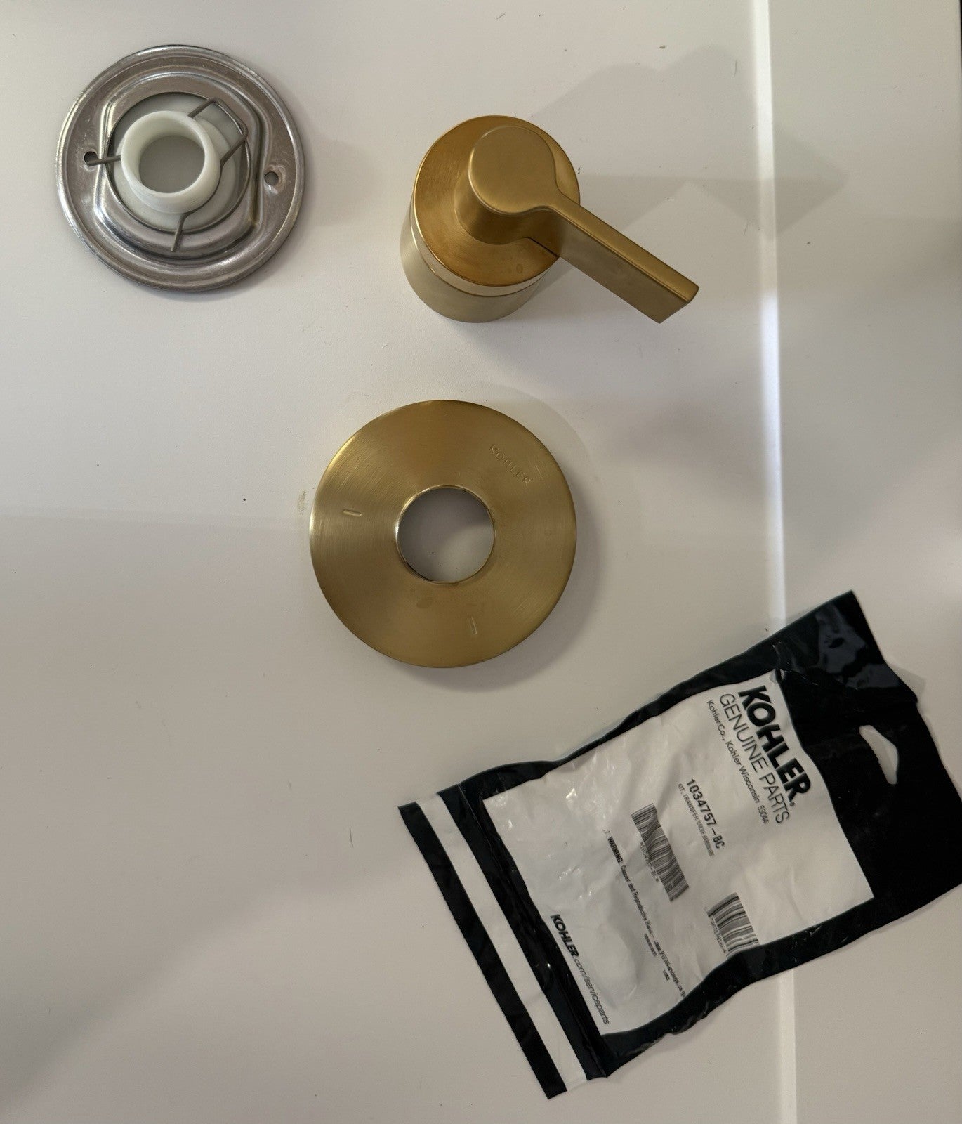 Kohler K-T78026-4-2MB Components Transfer Valve Trim Vibrant Brushed Moderne Bra