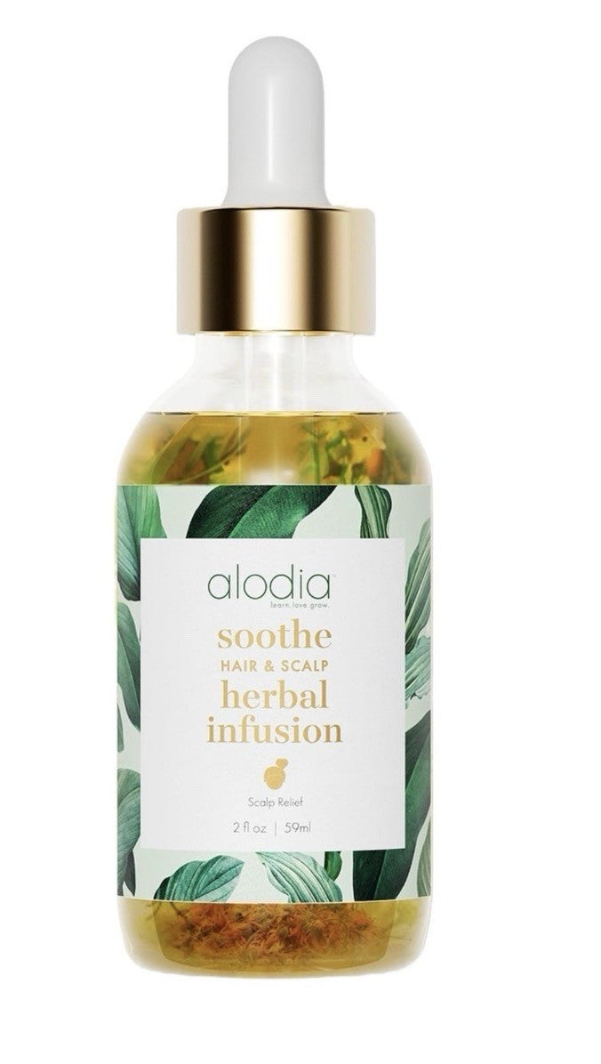 Alodia Soothe Hair & Scalp Herbal Infusion 2 oz – Natural Scalp Relief Oil