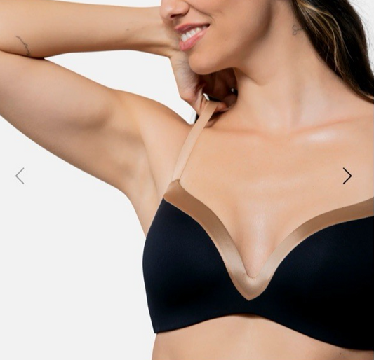 Underoutfit The Satin Grace -1258 (3D molded) Black Coffee, size Large