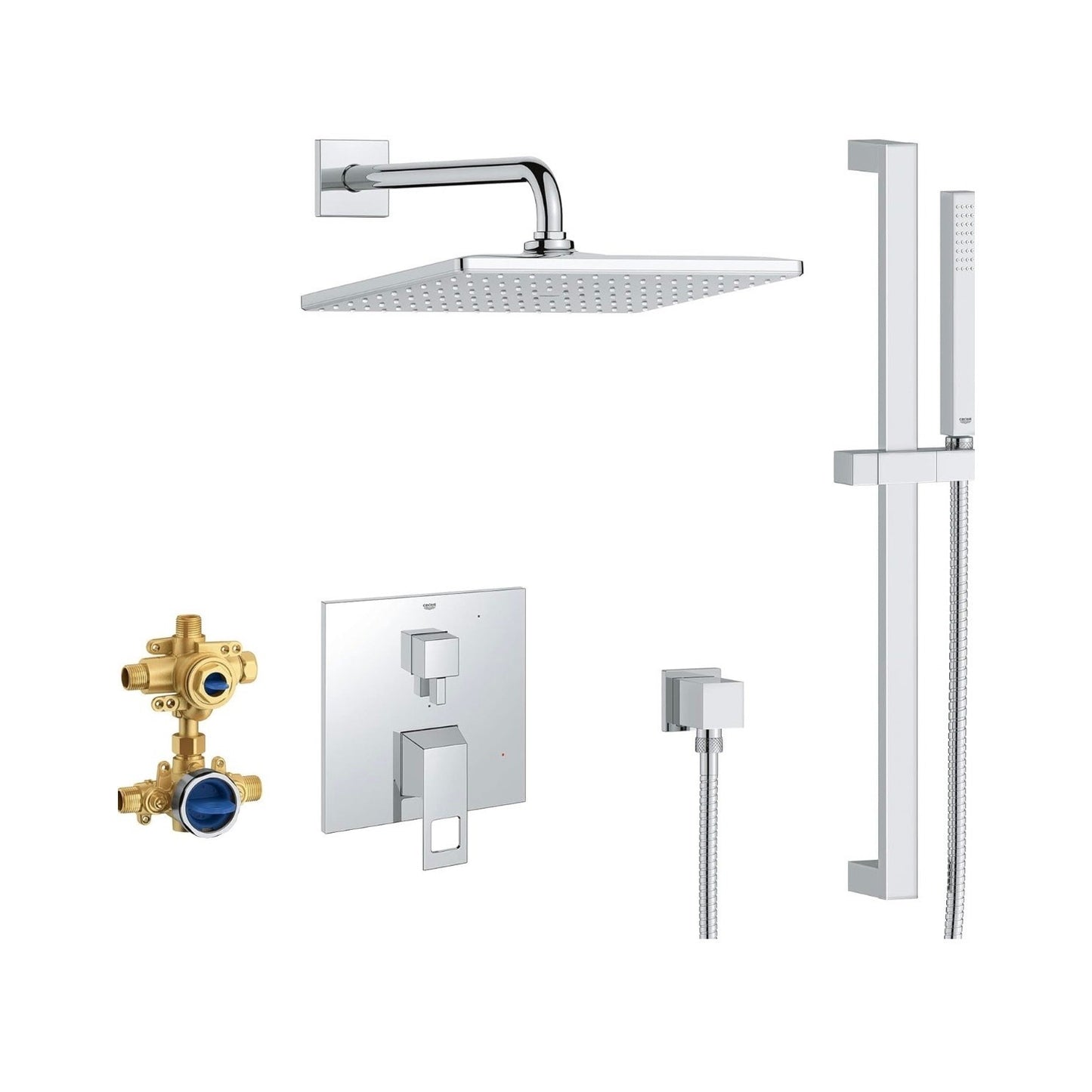 Grohe EuroCube Shower Set Starlight Chrome - 29433000