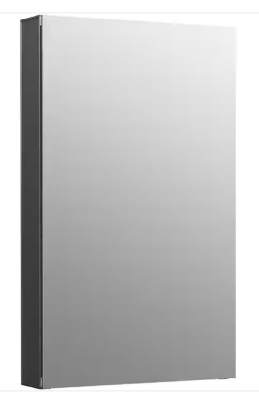 Kohler K-81144-DA1 Maxstow 15 × 24 Medicine Cabinet Frameless Door Dark Anodized