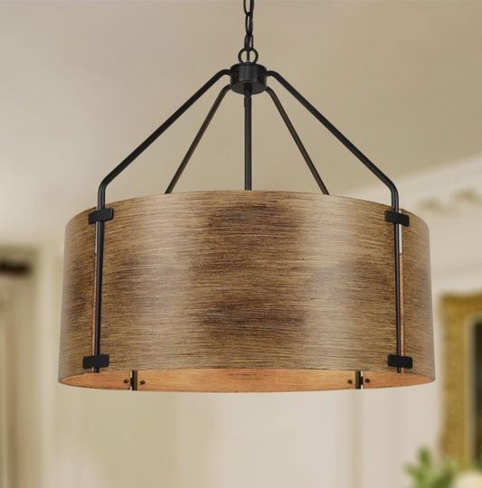 CNRATYE 6-Light Farmhouse Chandelier – Modern Rustic Style