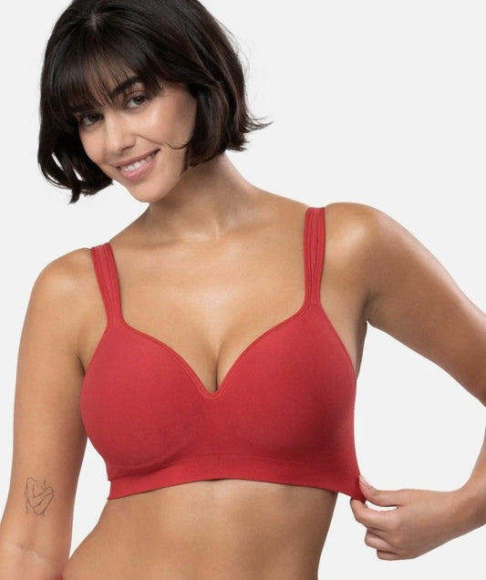 Underoutfit- 460 The Perfect Neckline Bra, size XL  Red