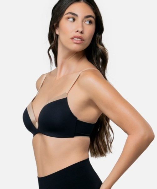 Underoutfit The Satin Grace -1258 (3D molded) Black Coffee, size Large