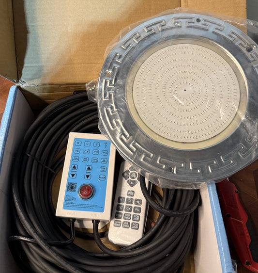 LED Inground Pool/Spa Light Smart App Remote 7 Colors IP68 60W Waterproof New