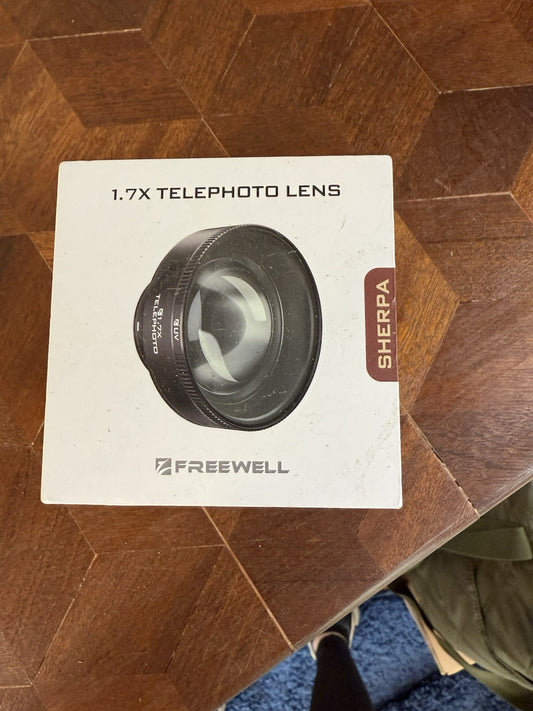 🆕 1.7X Telephoto Lens for Sherpa Cases & Genius Rig – iPhone/Android Compatible