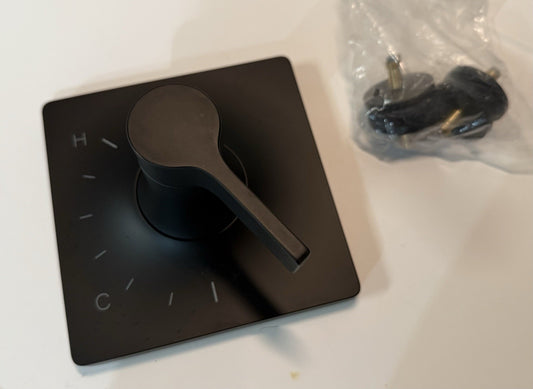 Kohler Venza 1-Handle Pressure-Balancing Valve Trim in Matte Black