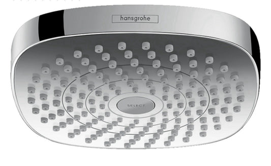 🚿 Hansgrohe Croma Select E 180 2-Jet Showerhead | Chrome | 1.8 GPM EcoSmart
