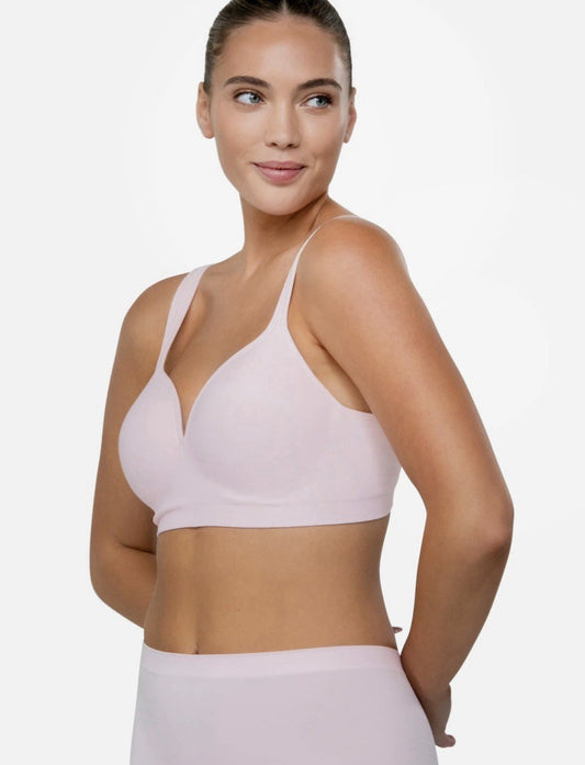 Underoutfit- 460 The Perfect Neckline Bra, size Med Pink A Boo