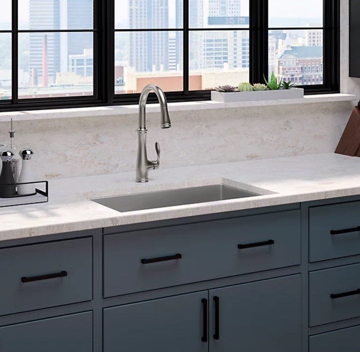 Kohler K-5409-NA 29" Undermount Single Bowl Kitchen Sink Stainless Steel