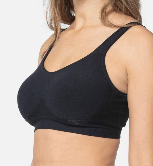 Underoutfit The Comfort Shaping Bra w/ adjustable straps 459- size large, Black