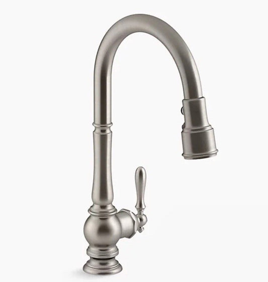 Kohler K-99259-VS Artifacts Pull-Down Kitchen Faucet – Vibrant Stainless