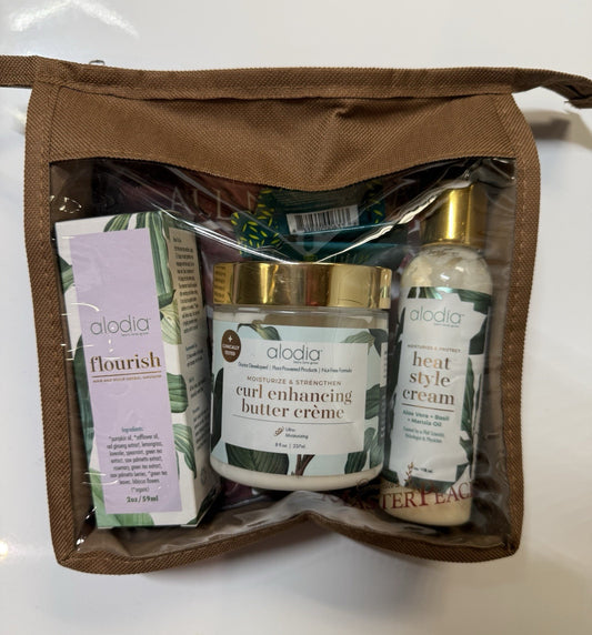 Alodia Hair Care Bundle - Valued at $84 Florish, butter cream & heat style cream