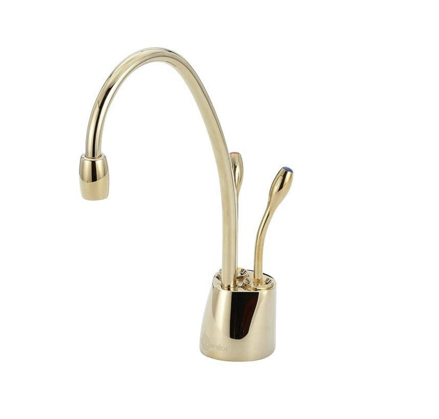 InSinkErator Indulge Contemporary 2-Handle 8.4″ Faucet – French Gold (F-HC1100FG