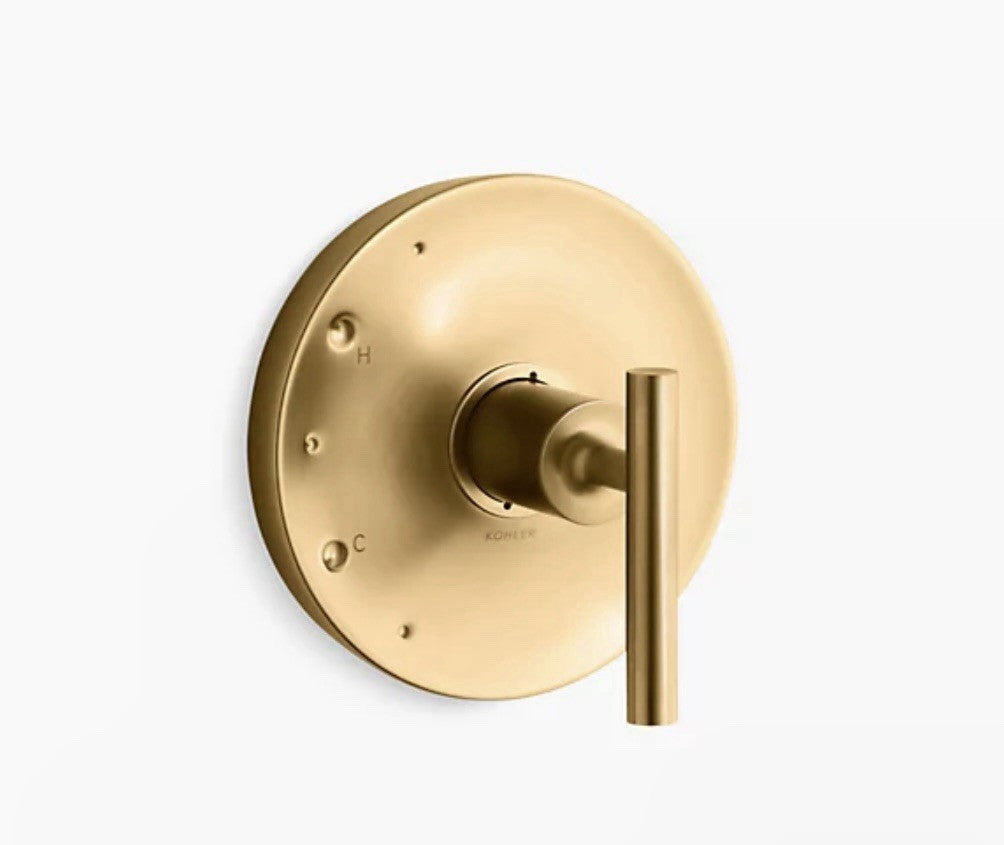 KOHLER TS14423-4-2MB Purist Volume Control Trim – Brushed Moderne Brass