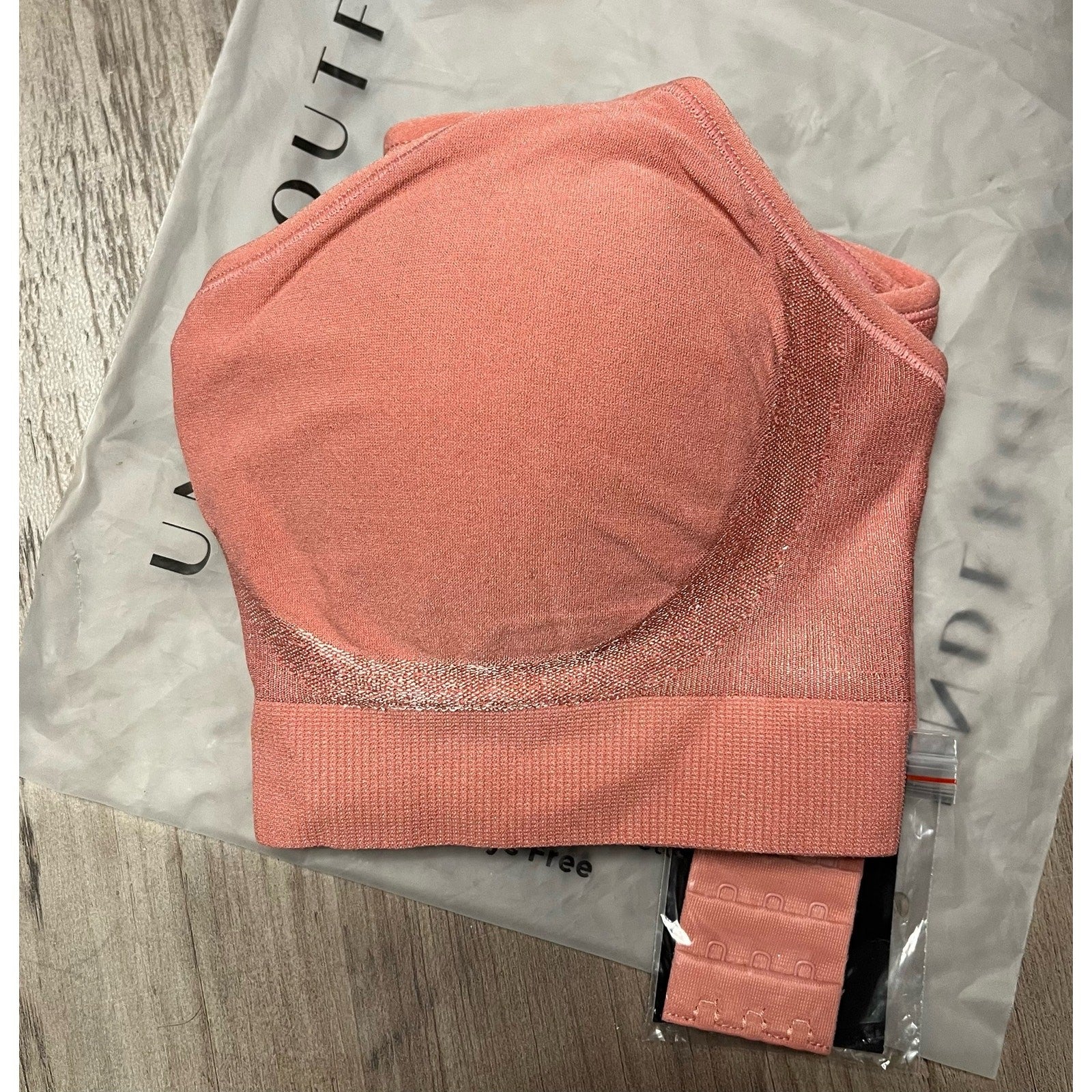UnderOutfit Comfort Shaping Bra - 459 with Adjustable Straps Rose, size 3xl