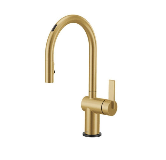Moen 7622EVBG CIA Smart Touchless Pull Down Sprayer Kitchen Faucet Brushed Gold