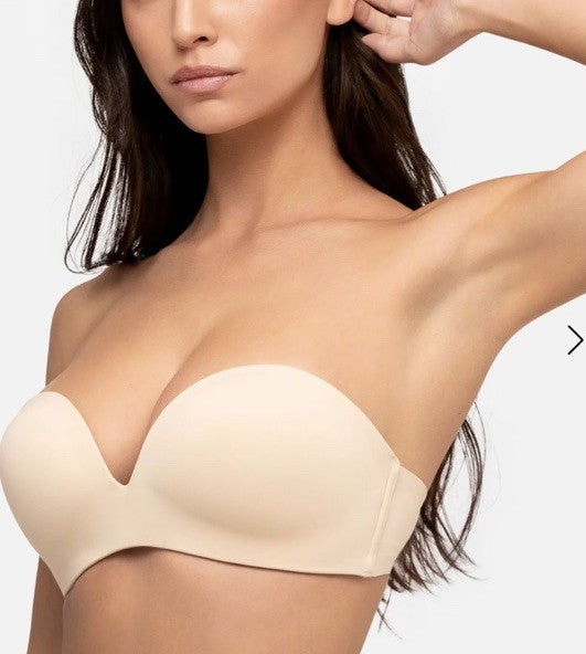 Underoutfit The No Strings Attached Bra- 1248,  Size Med -Sand