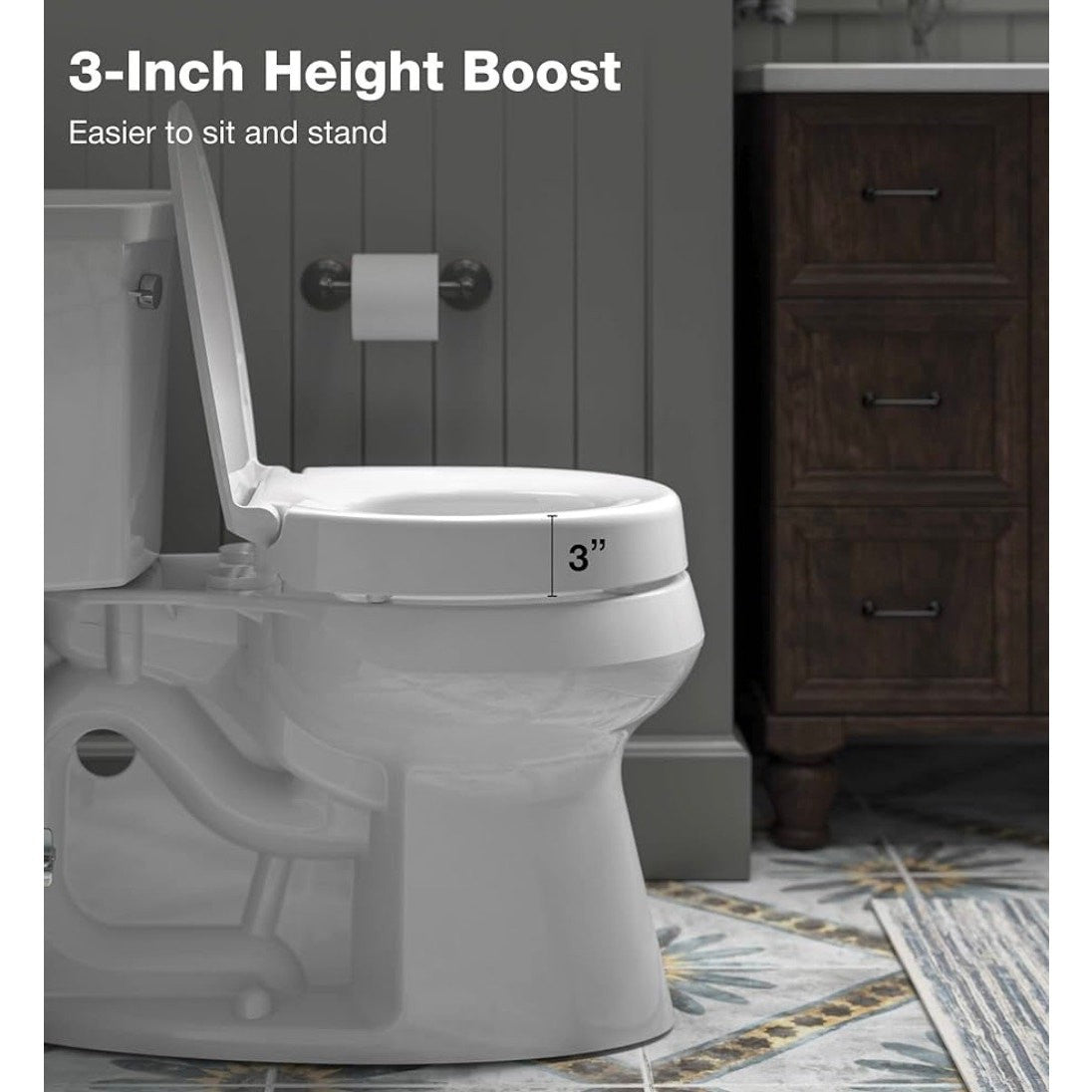 Kohler 25876-0 Hyten Elevated Quiet Close Round Seat