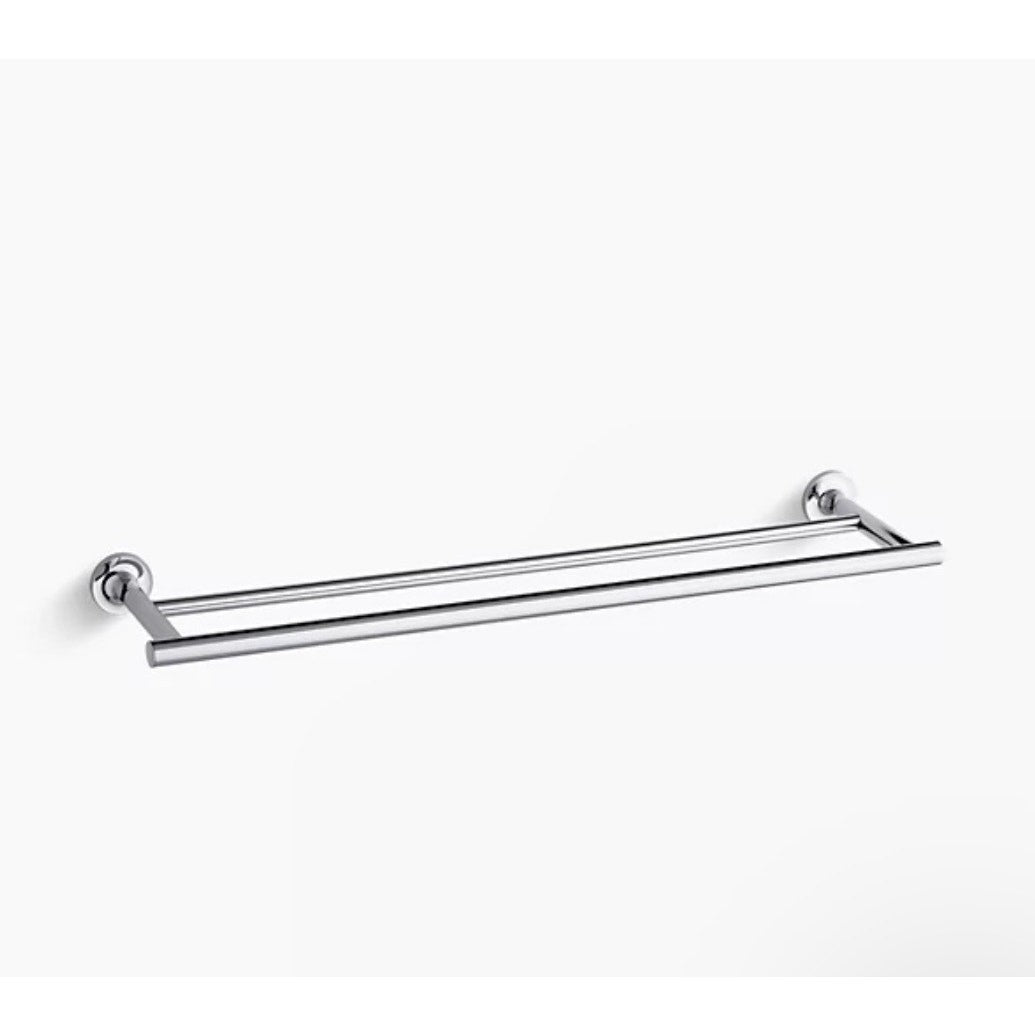 Kohler 14375 – CP Kohler Purist 24" Double Towel Bar Polished Chrome