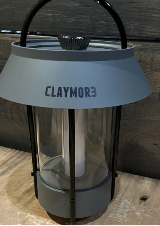 CLAYMORE Selene Lamp (Dark Gray) - Aesthetic Portable Outdoor Lamp, 4 Mood Li...