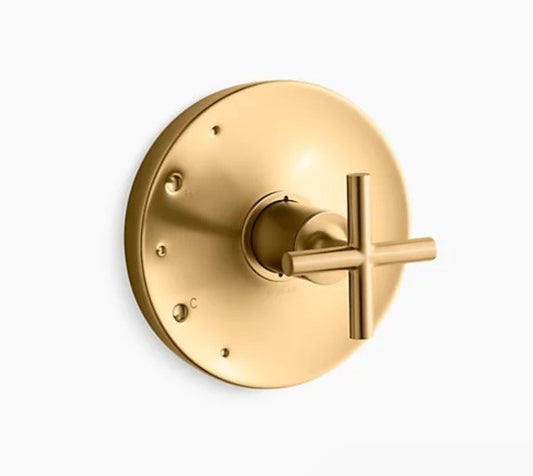 Kohler TS14423-3-2MB Purist Cross Handle Valve Trim Moderne Brass – New Open Box