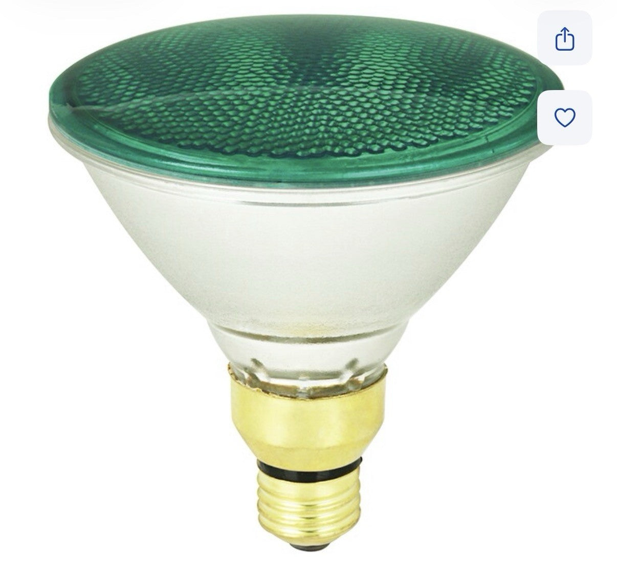 Lot of 2 ELECTRIC MOOD-LITES MOOD LIGHT BULB Renewal Green 90W 120V, New In Box
