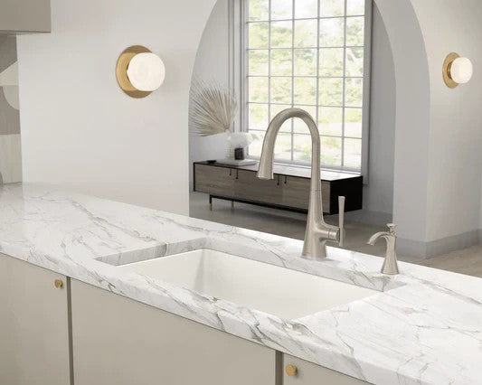 Moen Kurv 9126SRS High-Arc Pulldown Kitchen Faucet Spot Resist Stainless
