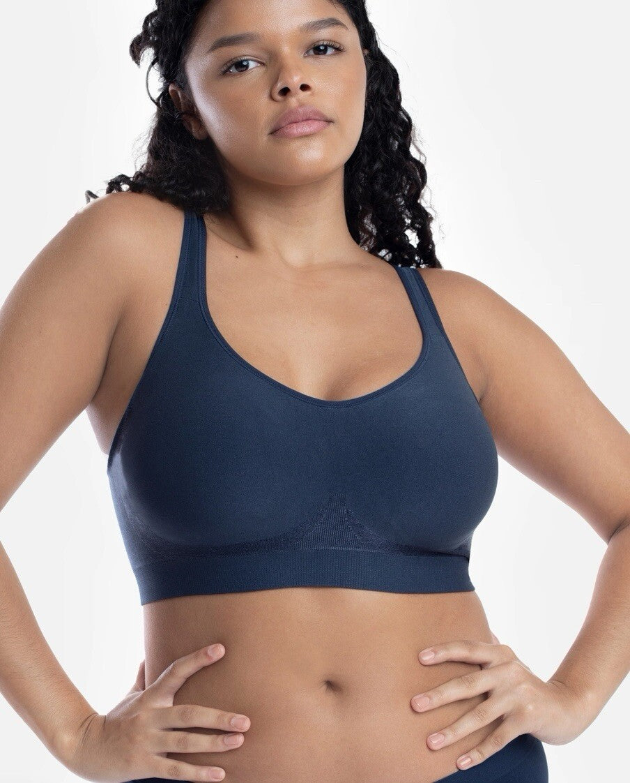 Underoutfit Comfort Shaping  Bra - 457,  size Large  - Navy