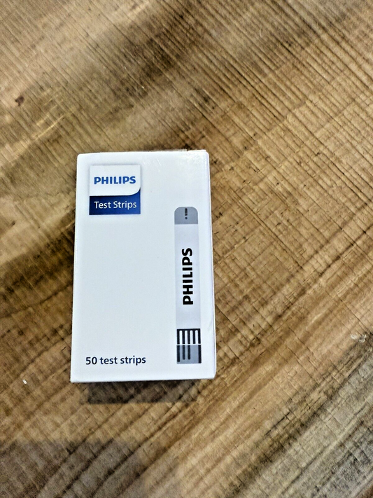 Phillip Care Blood Glucose Test Strips 50 Ct| No Coding| FDA Approved  Exp 10/25